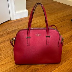 Red kate spade bag